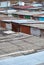 Roofs of old garages