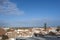 Roofs of the old town of Tavira in the Algarve in Portugal