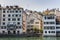 Roofs of old Zurich town and river Limmat, Canton of Zurich, Switzerland