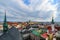 The roofs of Olomouc city, Czech Republic