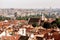 Roofs of Prague, elevated view with National Theatre in the background