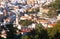 Roofs of residential districts in andalusian town. Malaga