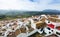 Roofs of residential districts in spanish town