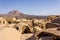 Roofs of ruins of Kharanagh Village, Iran