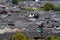 The roofs and tiles of the historic city of Lijiang, Yunnan, China