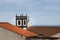 Roofs and tower of a church, Maia, Sao Miguel