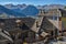 Roofs and valley of Town of Metsovo, Epirus