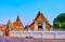 The roofs of Wat Buppharam, Chiang Mai, Thailand