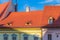 Roofs with windows like eyes, Sibiu, Transylvania, Romania