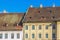 Roofs with windows like eyes, Sibiu, Transylvania, Romania