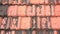 Rooftop Baked Clay Tiles Old And Weathered Stock Footage