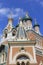 Rooftop detail of St.Nicholas ortodox cathedral in Nice, France