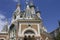 Rooftop detail of St.Nicholas ortodox cathedral in Nice, France