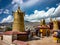 The rooftop of the Jokhang Temple, Lhasa, Tibet, China