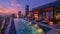 Rooftop Pool With City View