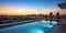 Rooftop Pool with City View - Urban Escape