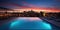 Rooftop Pool with City View - Urban Escape - Luxurious Relaxation - Skyline Serenity