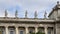 Rooftop sculptures, Neprajzi Muzeum in Budapest, Hungary