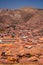 Rooftops of Cusco city in Peru