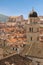 Rooftops. Franciscan Monastery Bell tower. Dubrovnik. Croatia