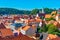 Rooftops of German town Meissen