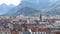 Rooftops in Grenoble.