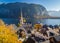 Rooftops in Hallstatt during the Autumn