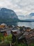 Rooftops of Hallstatt and HallstÃ¤tter lake