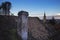 Rooftops in old part of Zemun,Serbia with Saint Nicholas church