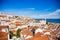 Rooftops of old town of Lisbon, Alfama