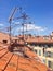 Rooftops of old town nice in france