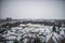 Rooftops of Petrovaradin in winter