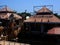 Rooftops with sculptural details of traditional East Asian architecture serve as the main tourist attraction