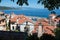 Rooftops in small coastal village Volosko