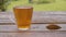 Rooibos tea in a glass mug