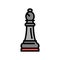 rook chess color icon vector illustration