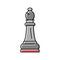 rook chess color icon vector illustration