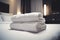 room bed fresh hotel luxury towel resort home white service. Generative AI.
