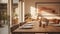 room blurred residential interior