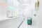 Room for disinfection tools for dentistry, white interior