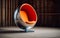 Room, featuring an iconic egg chair, showcases the essence of modern interior design.