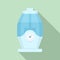 Room humidifier icon, flat style