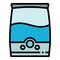 Room humidifier icon, outline style