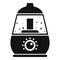 Room humidifier icon, simple style