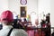 Room of the legislature with the painting of Simon Bolivar Liberator of Venezuela and of Colombia, Peru, Ecuador, Bolivia