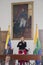 Room of the legislature with the painting of Simon Bolivar Liberator of Venezuela and of Colombia, Peru, Ecuador, Bolivia