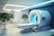 Room for modern diagnostics using Magnetic resonance imaging. MRI diagnostic room as an essential component of a modern