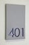 Room number 401