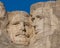 Roosevelt and Lincoln at Mount Rushmore