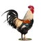 Rooster bantam isolate on white background